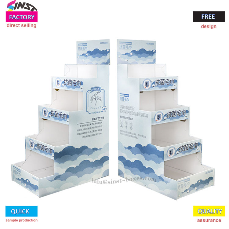 Kartónový stojan na uteráky